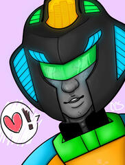 Lined, Head, Full Color